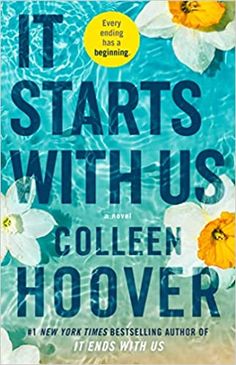 the book cover for it starts with us by collie hoover, which is in green