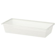 a plastic container on a white background