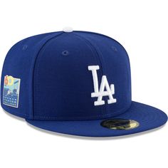 Never stop sporting your Los Angeles Dodgers pride with this 60th Anniversary Authentic Collection On-Field 59FIFTY fitted hat from New Era. It's sure to be a standout in your collection of gear as you get ready for another season of Los Angeles Dodgers baseball. The raised team logo embroidered on the front of this cap proves that it's meant for a die-hard fan like you.Never stop sporting your Los Angeles Dodgers pride with this 60th Anniversary Authentic Collection On-Field 59FIFTY fitted hat Los Angeles Dodgers Logo, Jackie Robinson Day, Mlb Postseason, Dodger Hats, Dodger Game, Dodger Blue, 59fifty Hats, Jackie Robinson, Dodgers Baseball