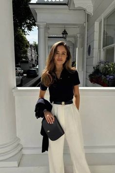 30+ Old Money Spring Outfit Ideas to Look Chic, Classy, and Expensive Old Money Fits, Effortless Chic Style, Money Clothes, Polo Shirt Outfits, Style Parisienne, Old Money Outfit