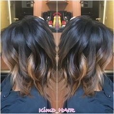 short black hair balayage - Google Search Dark Balayage, Balayage Short, Black Hair Balayage, Hair Dark, Ombré Hair, Good Hair Day, Hair Photo, Love Hair