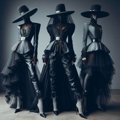 Vishma Maharaj 2023, Couture Halloween Costume, Futuristic Witch, Obscure Fashion, Suit Dresses, Goth Outfit Ideas, Extreme Fashion, Rave Costumes, Best Winter Outfits