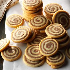 a bunch of cookies sitting on top of a table