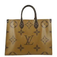 Item Details: Experience elegance with the Louis Vuitton Onthego GM Giant Monogram Canvas Baga luxury icon boasting the iconic giant monogram canvas. This statement piece exudes timeless sophistication and bold style, adding a chic touch to any look. Model: Onthego GM Style: Tote Shoulder Bag Color: Brown Material: Monogram and Monogram Reverse coated canvas Made: France Date code: FL2280 Made Year: 2020 Measurements: W 16" H 12.5" D 7" Accessories: Dust Bag. Condition Detail: Very Good - The It Luxury Bag With Monogram Print And Double Handle, Designer Everyday Bags With Monogram Print, Designer Bags With Monogram Print For Everyday Use, Leather Monogram Print Rectangular Bag, Rectangular Leather Bag With Monogram Print, Leather Bags With Monogram Print For Daily Use, Luxury Pre-owned Brown Bag, Top Handle Bag With Monogram Print, Luxury Monogram Print Bags For Everyday Use