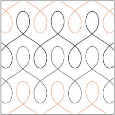 an image of a pattern with circles and lines on the side, in black and white