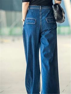 Description Product ID: BT2061194 Material: Cotton Pattern: Solid Season: Spring, Summer, Autumn Style: Casual, Simple, Fashion Occasion: Daily, Vacation, Street Package included: 1 * Pants Size Chart (Asian Size): Please allow 1-3 cm measured error. Tag Size Waist cm | inch 26 63cm | 24.8'' 27 67cm | 26.3'' 28 70cm | 27.5'' 29 73cm | 28.7'' 30 77cm | 30.3'' 31 80cm | 31.4'' 32 83cm | 32.6'' 33 87cm | 34.2'' 34 90cm | 35.4'' Medium Wash Cargo Jeans For Summer, Blue Flare Jeans With Pockets For Summer, Casual Dark Wash Cropped Jeans With Pockets, Summer Blue Flare Jeans With Pockets, Non-stretch Dark Wash Cargo Jeans For Summer, Blue Denim Jeans With Pockets, Non-stretch Dark Wash Cropped Jeans With Pockets, Casual Cropped Jeans In Denim Blue With Pockets, Spring Full Length Flare Jeans With Pockets