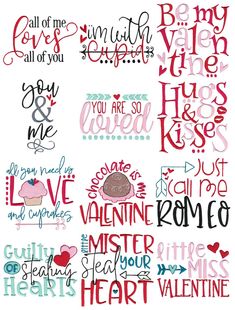 valentine's day svt cut files for cricut, silhouettes and more