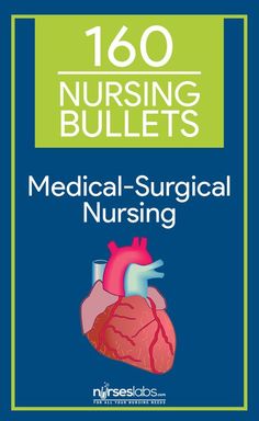 the book cover for medical - surgical nursing, with an image of a human heart