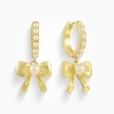 Put A Bow On It Earrings Evry Jewels Earrings, Kiana Bonollo, Bow Earring, Evry Jewels, Preppy Jewelry, A Fashion Designer, Bow Jewelry, Bow Earrings, Own Style