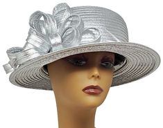 Lady Diane Collection Style: SA-865431 Dazzling Embellished Small Brim Church Hat Dazzling display of rhinestones with ribbon design One size fit most Diameter: 22 inches Elegant Rhinestone Hat For Spring, Elegant Summer Hats With Rhinestones, Elegant Adjustable Hat For The Holidays, Elegant Adjustable Hat For Holidays, Elegant Adjustable Holiday Hat, Wide Brim Hat With Ribbon, Fitted Wide Brim Hat With Ribbon, Adjustable Holiday Evening Hat, Formal Fitted Hats With Ribbon