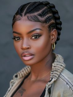 Explore Trendy Short Hair Braid Styles for a Chic Look – Best Braiding Ideas Short Hair Braid Styles, Braided Cornrow Hairstyles, Pelo Afro, Protective Hairstyles Braids, Short Braids, Cool Braid Hairstyles, Natural Hair Updo, Hair Braid, Braided Hairstyles Updo