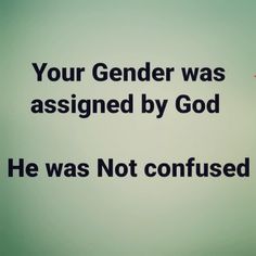 an image of a person holding a toothbrush with the words your gender was assigned by god he was not confused