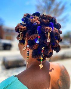 Loc Updo, Dreads Styles, Afro Textured Hair, Natural Hair Beauty, Hair Locks