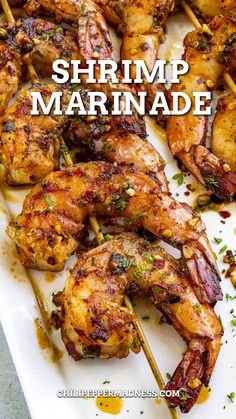 Shrimp Marinade looking extra yummy and delicious Best Shrimp Marinade, Shrimp Marinade Recipes, Best Grilled Shrimp, Grilled Shrimp Marinade, Easy Grilled Shrimp Recipes, Sweet And Spicy Shrimp, Shrimp Marinade, Bbq Shrimp, Grilled Shrimp Recipes