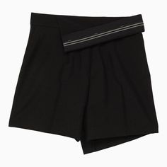 Hey there. Looking for something comfy yet stylish? These awesome shorts blend sophistication and comfort in the most delightful way. Asymmetric closure for a unique flair Crafted from 40% wool and 60% mohair Perfect for the SS24 season Classic black color Made with love in Italy | Fendi Women's Wool Shorts in Black | Size IT 42 | FR6543S9A Color F0GME Fendi Clothing, Wool Shorts, Comfy Lounge, Color Complement, Spring Summer 2024, Leather Cap, Mini Shorts, Dress Pant, Emilio Pucci