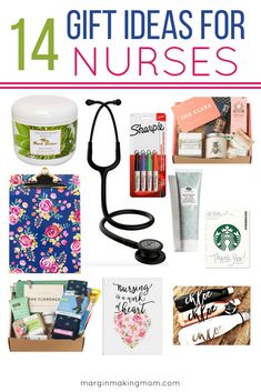 graduation gift ideas for nurses with text overlay