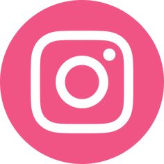 a pink circle with a white instagram logo in the center and an instagram icon below