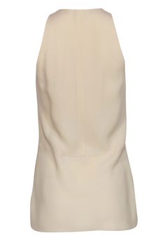 Go for some creamy and classic sleek style with this modern blouse from Ralph Lauren! Made with a chic minimalist design, don this sleeveless top for some light and airy polish. Perfect for wearing with your favorite wide legged trousers! Size 4 100% Silk Fitted silhouette Front keyhole design with hook Split hem Waist 31" Total length 28" Wide Legged Trousers, Modern Blouse, French Girl Chic, American Fashion Designers, Chic Shop, Cream Silk, Sleek Style, Buy Shoes Online, Ralph Lauren Outfits