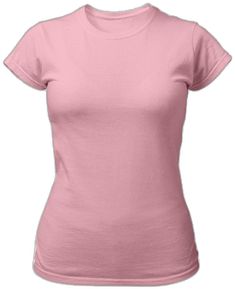 Perfect TShirt Co Women's Short Sleeve Crew Neck Pink Slim Fit T-Shirt - Perfect TShirt Co Pink Fitted Short Sleeve T-shirt, Pink Fitted Cropped T-shirt, Basic Pink Cotton Shirt, Pink Plain Cotton Tops, Plain Pink Cotton Tops, Basic Pink Plain T-shirt, Basic Plain Pink T-shirt, Casual Plain Pink T-shirt, Pink Fitted Crew Neck Shirt