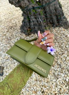 Jacquemus Bag, Bags Aesthetic, Cute Backpacks, Carrier Bag, Money Bag, Cute Bags, Perfect Bag, Khaki Green