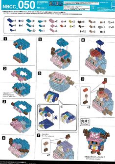 the instructions for how to make an ice cream truck with legos and other toys