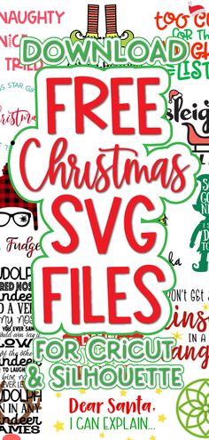 the free christmas svg files