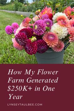 Is a flower farm profitable? Yes. You can make a comfortable living from a flower farm. That’s it. Click to learn how I did it and how you can too—on your time. How To Sell Flowers, Backyard Flower Farm, Flower Farm Stand Ideas, Farm Business Ideas, Cut Flower Business, How To Start A Flower Farm, U Pick Flower Farm Ideas, How To Have A Flower Farm