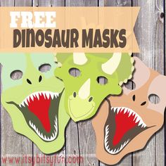 free dinosaur mask printables for kids