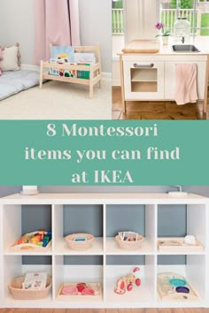 Montessori Must Haves, Montessori Items, Montessori Toddler Bedroom, Ikea Montessori, Montessori Toddler Rooms, Montessori Infant, Montessori Infant Room, Montessori At Home