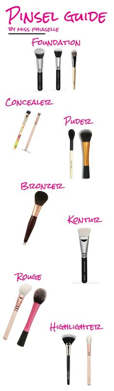 Welcher Pinsel für welchen Schritt? In unserem PINSEL-GUIDE klären wir auf! Ein Leitfaden durch den Dschungel der Makeup-Pinsel... Maquillaje Smokey Eyes, Makeup Tips Step By Step, Diy Hair Hacks, Brush Guide, Makeup Recipes, Makeup Brushes Guide, Makeup Tricks