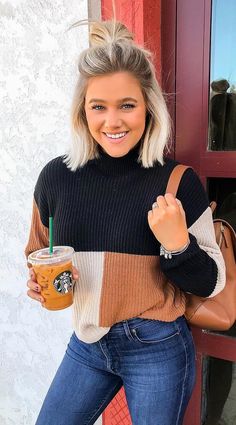 T O P Blonde Hair With Fringe, Preppy Fall Outfits, Blonde Haircuts, Preppy Fall, Frontal Hairstyles, Short Blonde, Blonde Wig