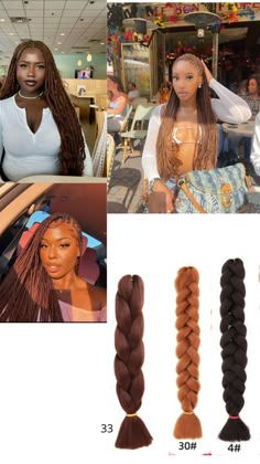 Color 12 Box Braids, Different Kinds Of Braids Black Women, Blue Black Braids For Black Women, Amber Braids Black Women, Braided Hair Colors For Black Women, Braids For Black Hair Color, Color 4 And 27 Braids, Medium Colored Knotless Braids, Braids Color Mix Ideas