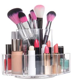 13 Best Makeup Organizers How To Wash Makeup Brushes, Diy Mascara, Makeup Brushes Guide, Makeup Hacks Tutorials, Makeup Brush Organization, Best Makeup Brushes, Beauty Brushes