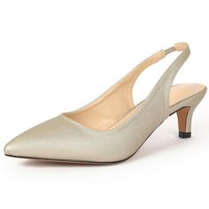 DADAWEN Women's Silver Heels Elegant & Attractive Pointed-toe Heels Kitten Heel Upper MaterialFaux leather Sole materialRubber Insole MaterialFaux leather Heel heightapproximately 1.96" ColorSilver Heels Shoes Size8.5 US Size: M.  Gender: female.  Age Group: adult. Summer Banquet Heels, Spring Party Beige Kitten Heels, Elegant Summer Slingback Pumps With Ankle Strap, Spring Banquet Heels, Fitted High Heel Heels For Banquet, Spring Ankle Strap Heels For Banquets, Spring Banquet Heels With Ankle Strap, Fitted Beige Slingback Pumps With Ankle Strap, Spring Banquet Ankle Strap Heels