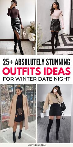 Night Outfits Ideas, Outfits Ideas For Winter, Winter Night Outfit, Dinner Outfit Winter, Winter Date Night Outfit, Winter Birthday Outfit, Winter Date Outfits, Night Outfits Winter, Anniversary Outfit