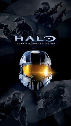 halo the master chief collection is on display in this promotional poster for halo's upcoming video game