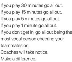 the text reads, if you play 30 minutes go all out if you play 5 minutes go all out if you play 1 minute go all out if you don't get