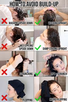 Causes of Build-Up on Curly Hair & How to Prevent It - Gena Marie Hair Help, Hairstyles For Curly Hair, Wavy Curly Hair