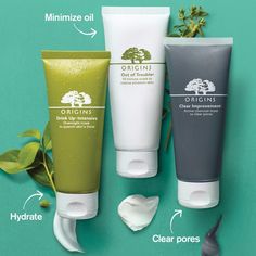 Image: Facebook/Origins Origins Skincare, Dream Makeup, Clear Pores, Kit Design, Skin Remedies, Oily Skin Care, Skin Care Remedies, Body Makeup, Natural Face