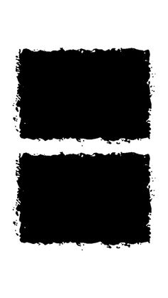 two black paint strokes on a white background