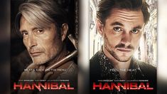 two movie posters for the film hanibal