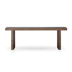 an image of a wooden table on a white background in the style of minimalism