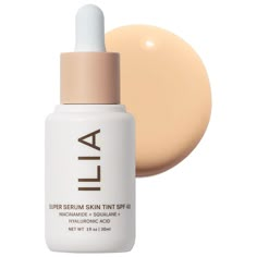 ILIA Super Serum Skin Tint SPF 40 Foundation | Kohls Ilia Super Serum Skin Tint, Skincare Foundation, Tinted Spf, Skin Tint, Mineral Sunscreen, Skin Serum, Christmas 2022, Skin Healing