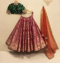 Benarasi Lehengas, Pink Banarasi Lehenga, Banaras Lehenga, Banarasi Lehengas, Lehenga Saree Design, Wedding Lehenga Designs