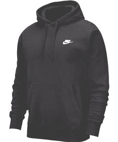 Nike Fleece Hoodie For Gym, Nike Hoodie With Adjustable Hood For Gym, Nike Crew Neck Hoodie For Gym, Nike Fleece Moisture-wicking Hoodie, Nike Gym Hoodie, Nike Comfortable Fleece Sweats, Nike Fleece Sweats For Winter, Comfortable Hoodie Sweats For Sports, Nike Hooded Sweats For Gym