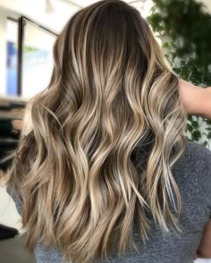 Balayage With Lowlights And Highlights, Full Balayage Brunettes Blondes, Balayage Hair Brown To Blonde, Light Brown Hair With Babylights, Carmel Blonde Balayage, Bayalage Brunette Blonde, Full Balayage Brunettes, Brunette With Blonde Highlights Balayage, Blond Bayalage On Brown Hair