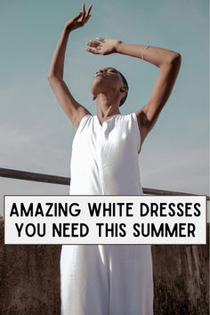 The little (or maxi) white dress is the perfect chic uniform for even the most sweltering days of the summer. When it's too hot to think, slip into a white dress (even better if it's a white linen dress) and instantly become the coolest girl at the summer function. Click here for the coolest dresses you've ever seen! Maxi White Dress, White Linen Dress, Dresses For Summer, It's Too Hot