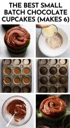 how to make the best small batch chocolate cupcakes