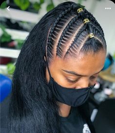 Natural Black Hairstyles, Cornrow Ideas, Hair Colors Ideas, Haircuts For Ladies, Feed In Braids Hairstyles, Cool Braid Hairstyles, Cool Braids, Girls Hairstyles Braids