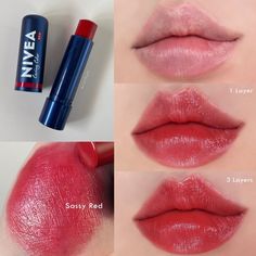 2 x Nivea Lip Caring Color Sassy Red Brilliant Plus Moisture Nourished 4.8g.  | eBay Nivea Makeup, Nivea Lip Butter, Nivea Lip Balm, Lip Butter, Lip Oil, Pink Candy, Lip Care, Pure Color, Lip Balm